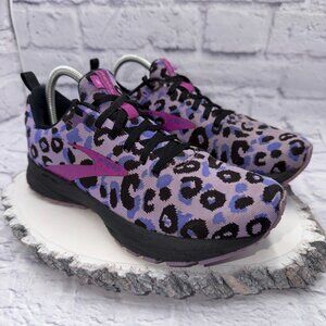 Brooks Revel 5 Shoes Womens Size 8.5 Running Athletic Leopard Print Sneakers